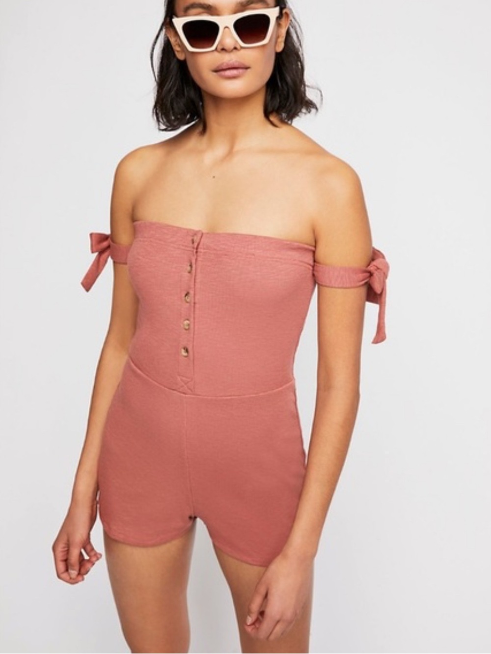 FREE PEOPLE Beach Tambourine Romper sz small